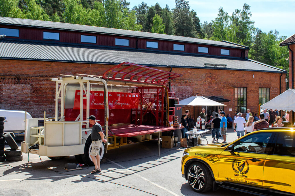 Arvika Fordonsmuseum firade Motorhistoriska dagen genom att inviga sommarens utställning Polispådrag i Arvika. Foto: Joakim Nyberg/Fabas.